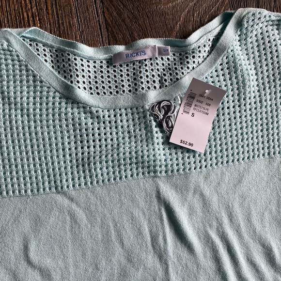 NWT Mint and black Ricki’s top - Picture 2 of 2